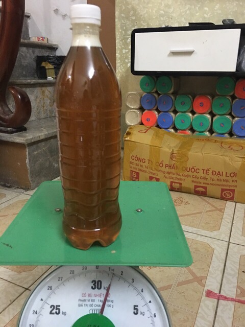 0.5 Lít mật ong hoa vải nguyên chất
