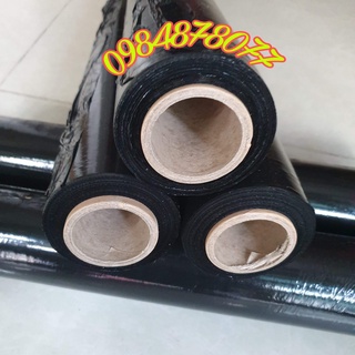 Màng Pe màu đen lõi mỏng quấn hàng chống bụi, chống nước 50CM-2kg/cuộn