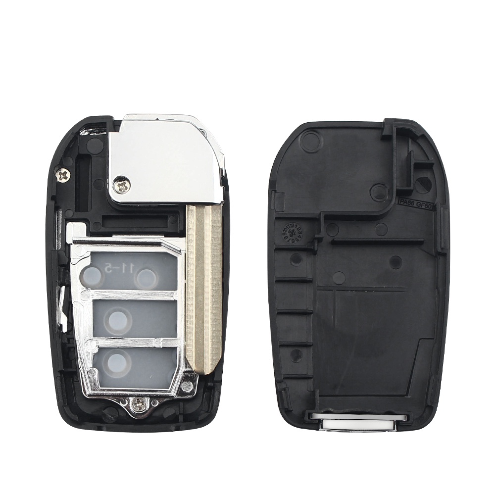 Thích hợp cho toyota 3 nút vios 4th gen 4 2019 2020 2021 xe gấp vỏ chìa khóa sửa đổi có logo