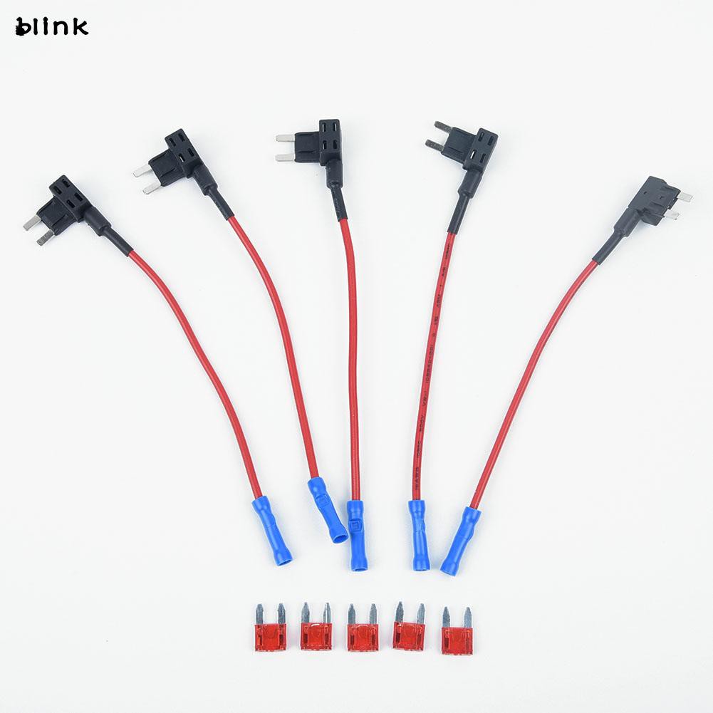 Fuse holder Mini Blade Built in fuse holder Parts For games consoles 12V Adapter Replacement Mini blade Slpice