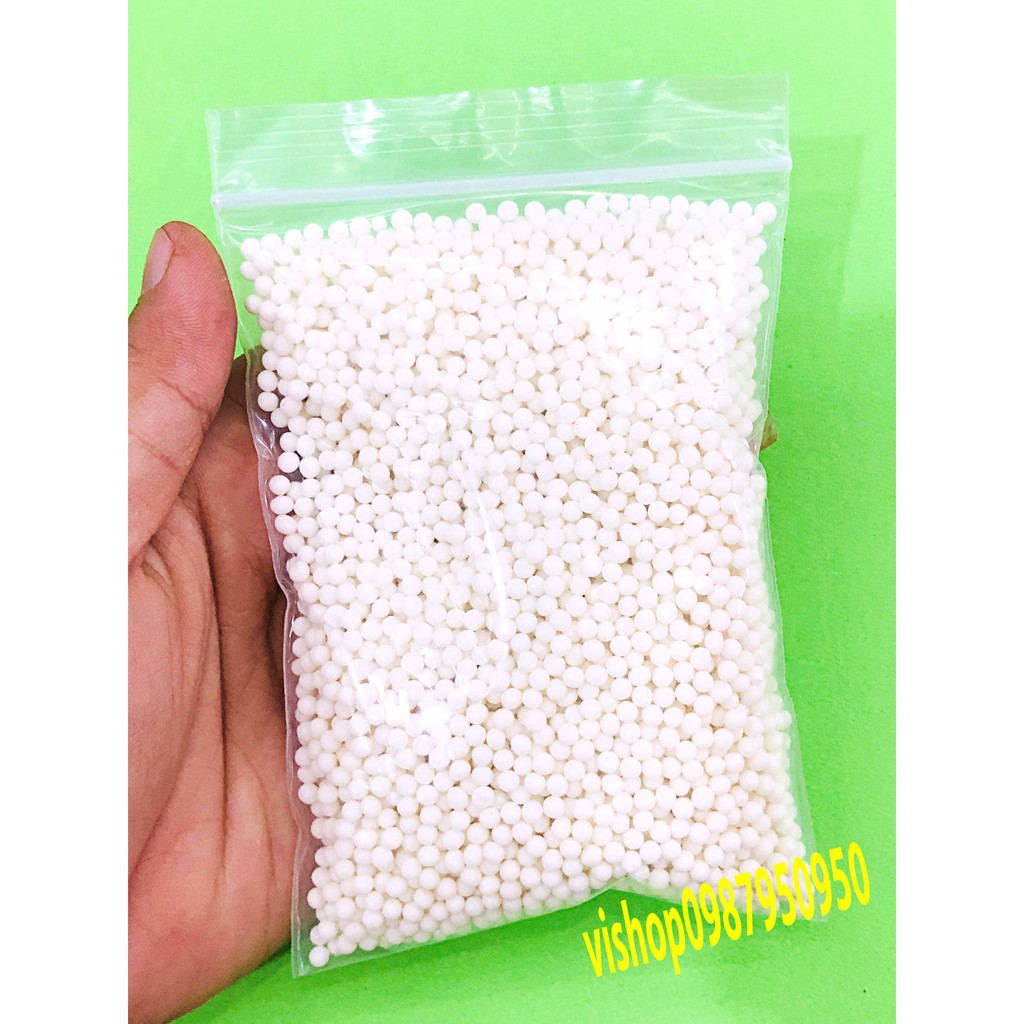 hạt nở đạn thạch trang trí và làm slime hạt nở gói 500gram 1 màu mã KIV85 N( full box )