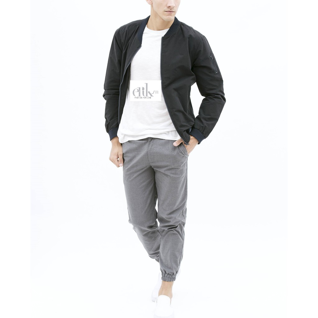 Jacket bomber kaki new fashion erik B020
