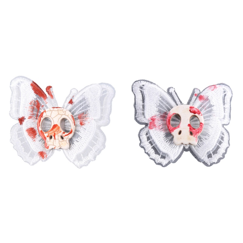 Kẹp Tóc Hình Đầu Lâu Phong Cách Gothic Thời Trang