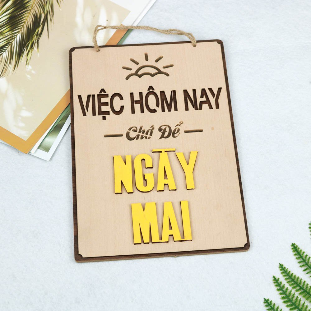 BẢNG TREO ĐỘNG LỰC, CHỮ SLOGAN Nhiều mẫu