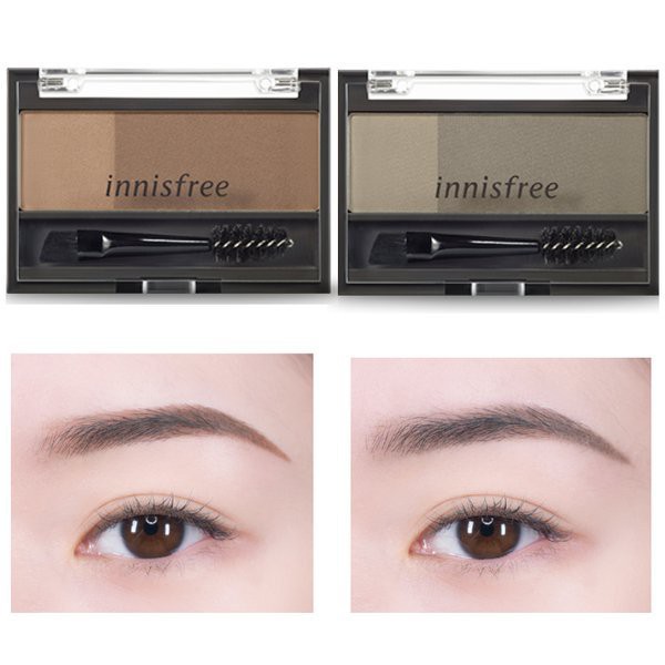 Bột Tán Chân Mày IINNISFREE TWOTONE EYE KIT