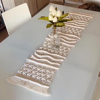 Thảm trải bàn/khăn trải bàn trang trí macrame