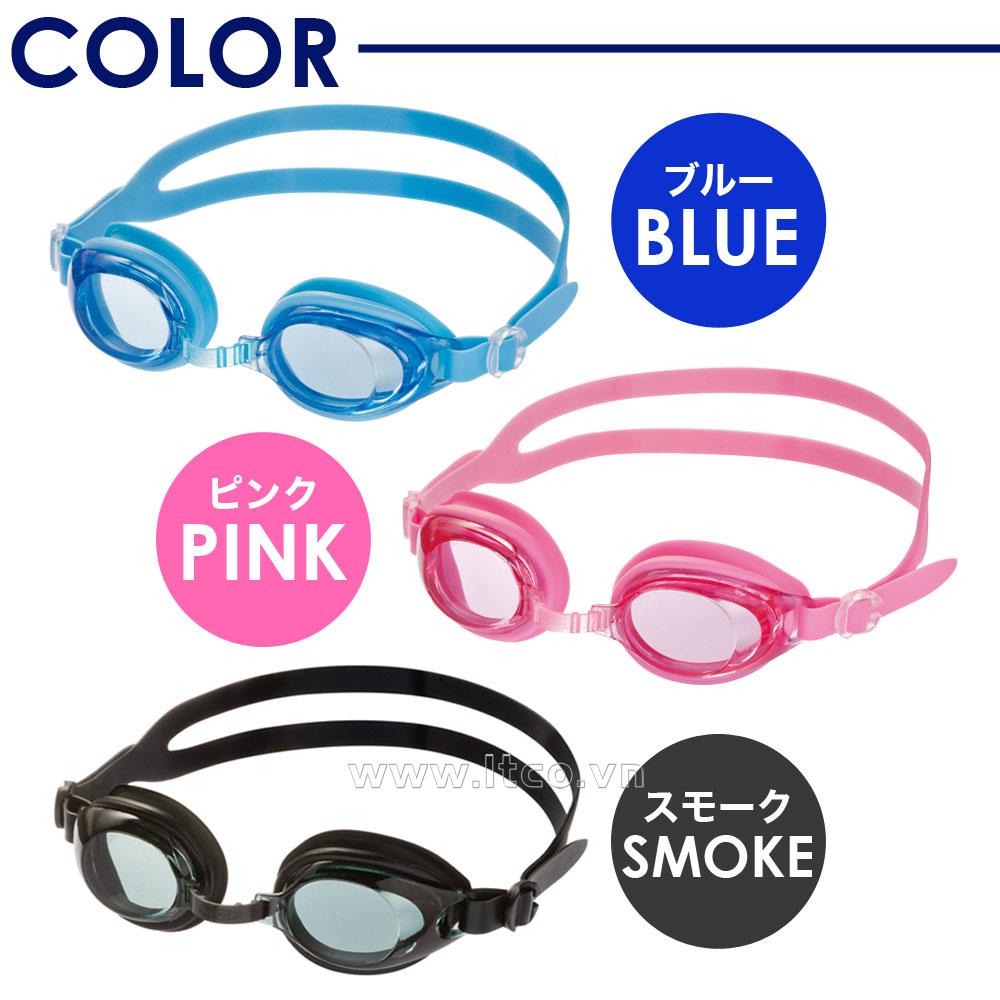 KÍNH BƠI TRẺ EM GOOGLE NỘI ĐỊA NHẬT CAO CẤP kháng khuẩn, chống mờ, chống tia UV (Màu xanh + màu đen)