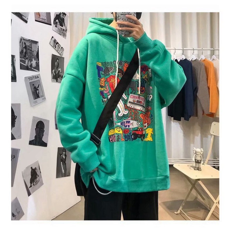 Áo HOODIE chất nỉ bên trong có lót bông ấm - UNISEX NAM NỮ form chuẩn | BigBuy360 - bigbuy360.vn