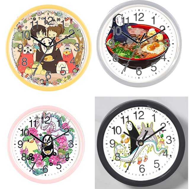 Đồng hồ treo tường vô diện DHTI19 cute dễ thương 13 đến15cm