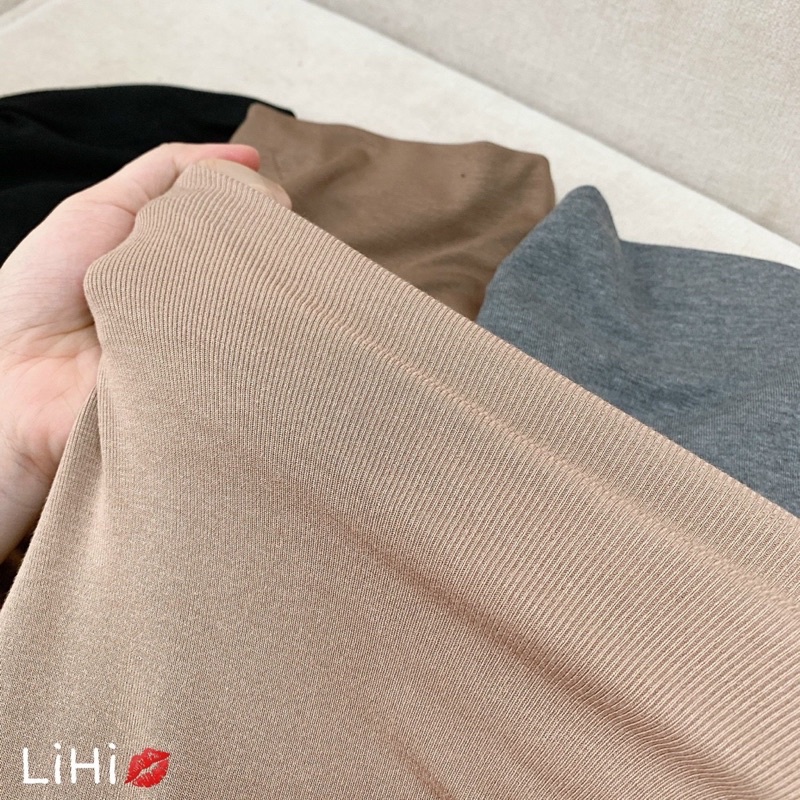 ÁO THUN CỔ LEO HÀN QUỐC FROM BASIC MẶC ÔM VỪA NGƯỜI MS15889