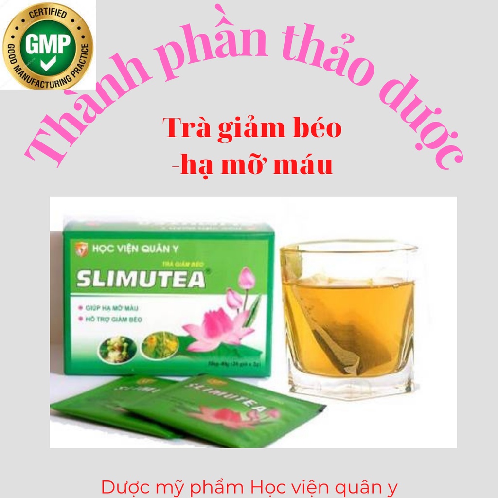 (Lẻ 1 gói)trà giảm béo Slimutea Học viện quân y