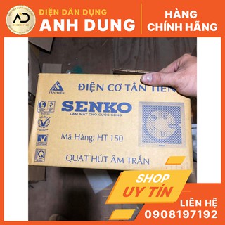 [Lõi Đồng] Quạt hút âm trần Senko H150