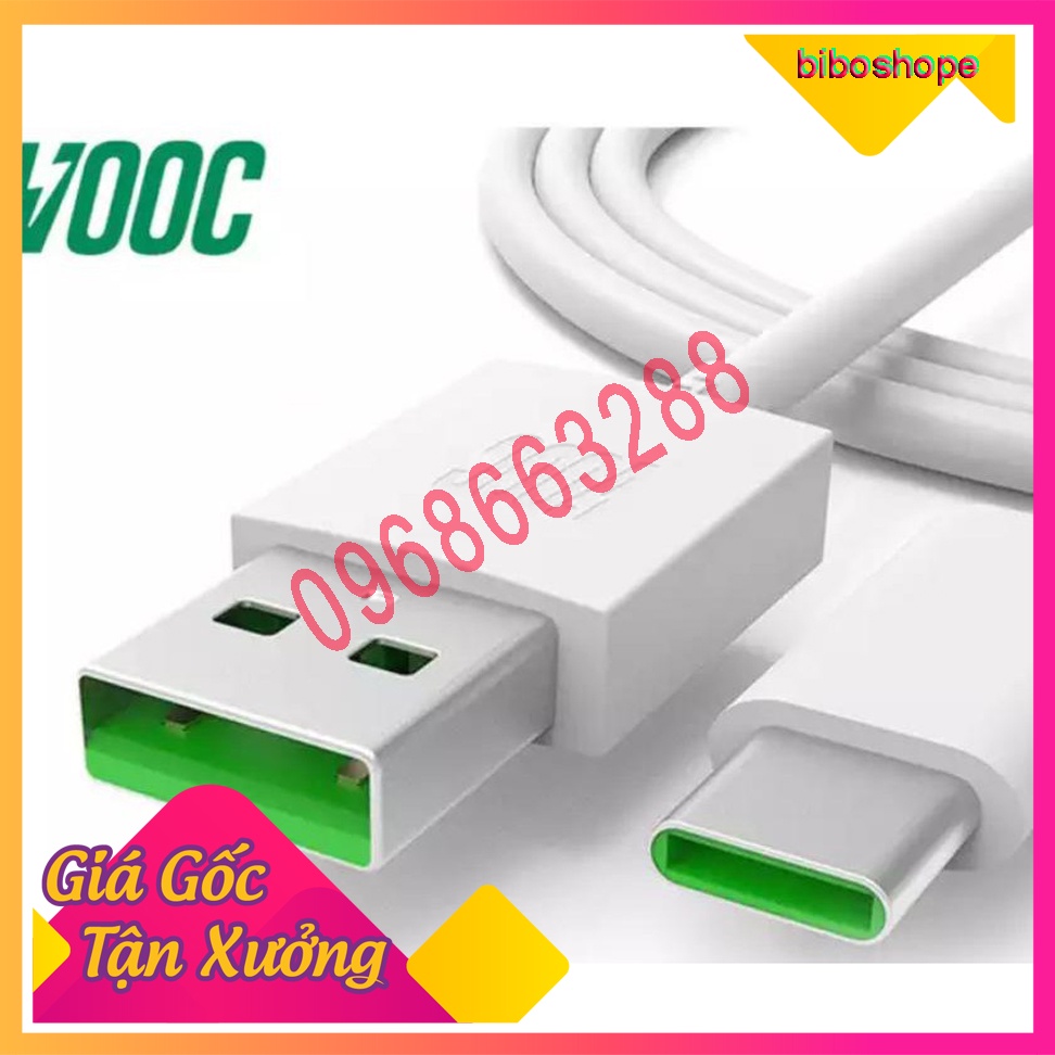 Cáp Sạc Siêu Nhanh 4.0 Vooc Cổng Type C dài 1,2m,Oppo 🚀Free ship🚀 _Cam Kết Sạc Nhanh