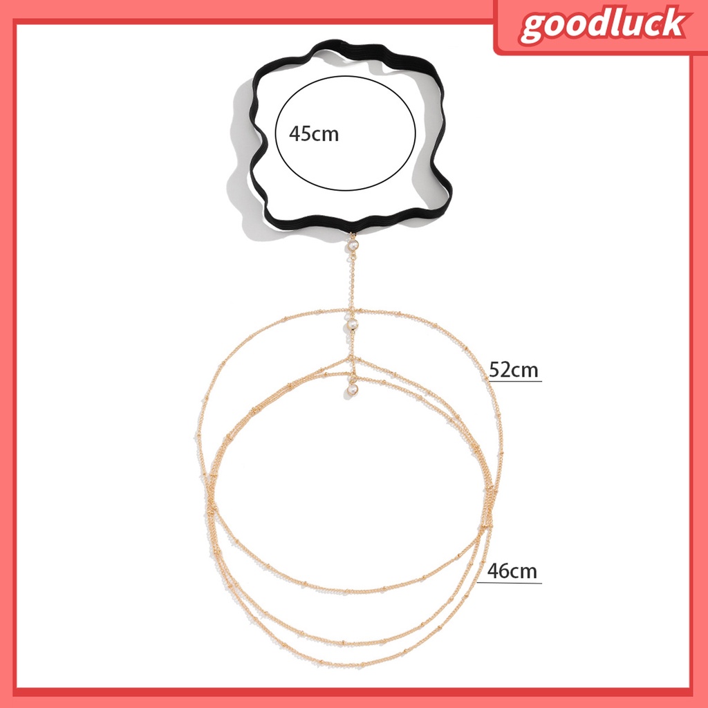 Goodluck| Chuỗi Vòng Đeo Chân Nhiều Lớp Co Dãn