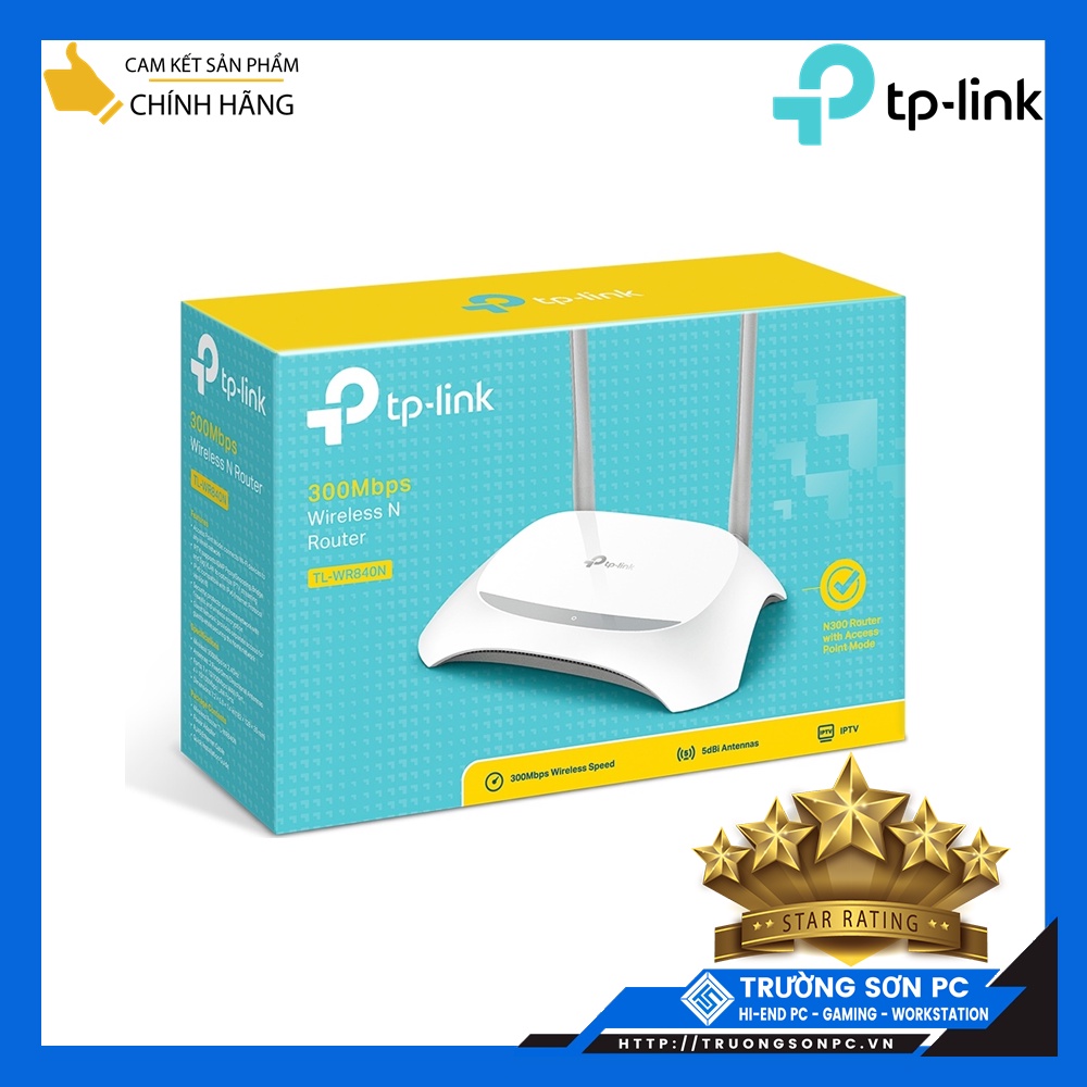 Bộ Phát Wifi TP-Link TL-WR840N 2 Dâu 300Mbps | Router Wifi 840N