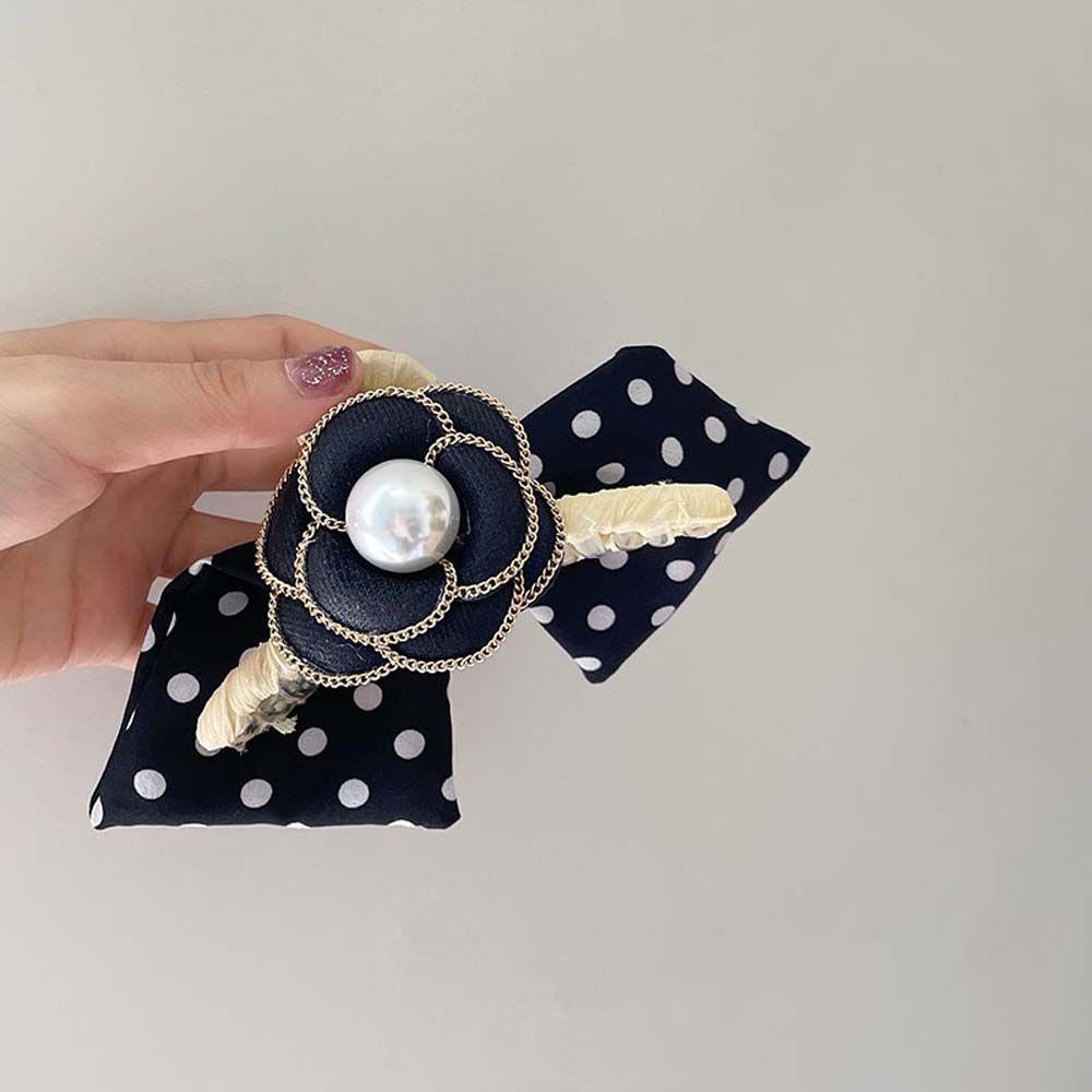 EXPEN Kẹp tóc hỗ trợ rửa mặt Càng Cua Vải Hoa Trà Ngọt Ngào Dễ Thương Cho Nữ