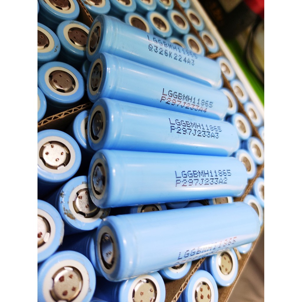 Pin 18650 LG MH1 dung lượng 3200 mAh chính hãng tháo khối chất lượng cao.
