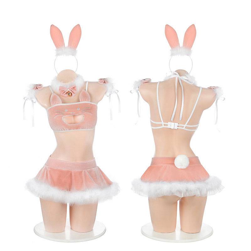Bộ đồ lót hóa trang mèo Kitty bằng nhung dễ thương quyến rũ cho nữ
 | BigBuy360 - bigbuy360.vn
