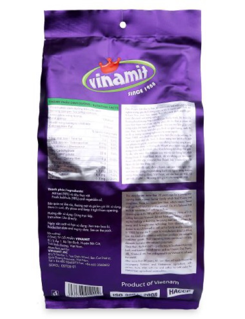 Combo 10 Gói Vinamit 100gr-210gr