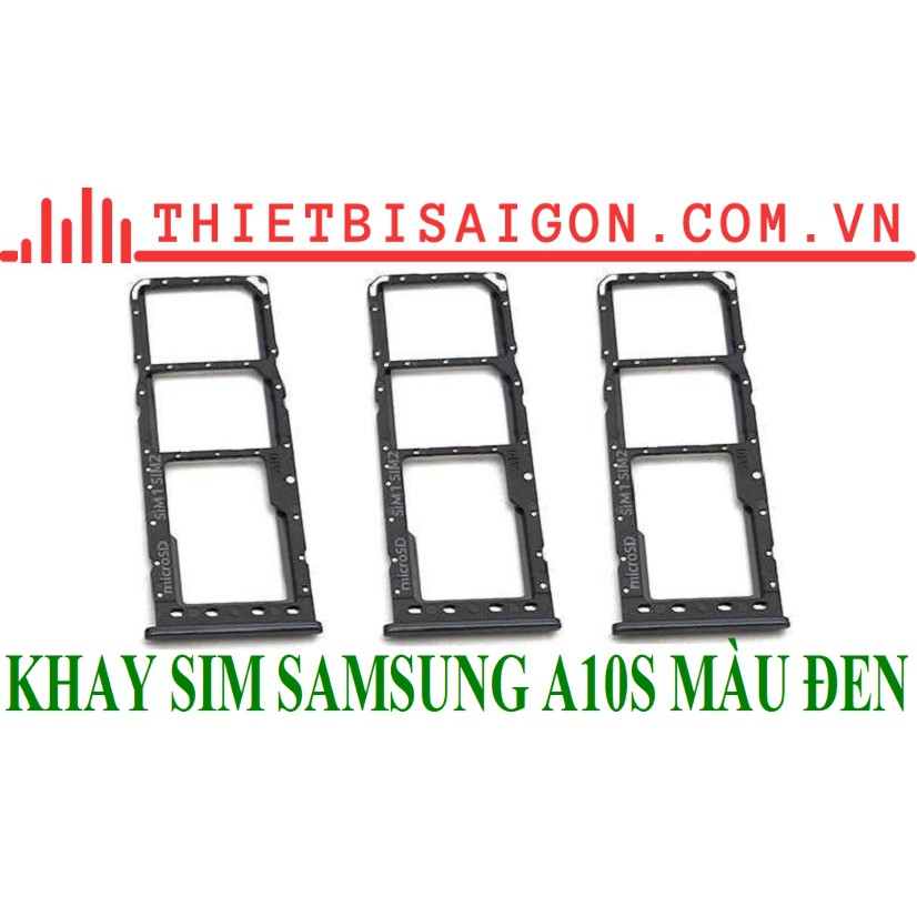 KHAY SIM SAMSUNG A10S MÀU ĐEN
