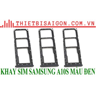 Khay sim samsung a10s màu đen