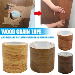 Băng dính họa tiết vân gỗ chất liệu kháng nước thiết kế dính chắc chắn chuyên dụng sửa chữa đồ nội thất