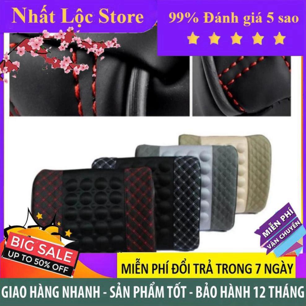 Gối tựa lưng massage chống buồn ngủ, điều chỉnh đúng tư thể trên ô tô - HanruiOffical