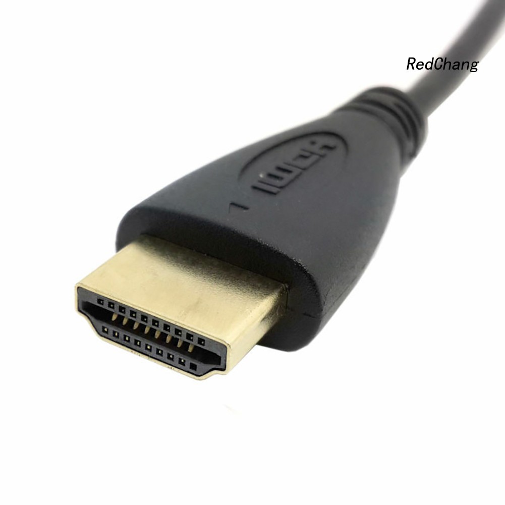 Dây cáp HDMI đầu 90 độ type - D sang HDMI 1.4 1080P tiện dụng