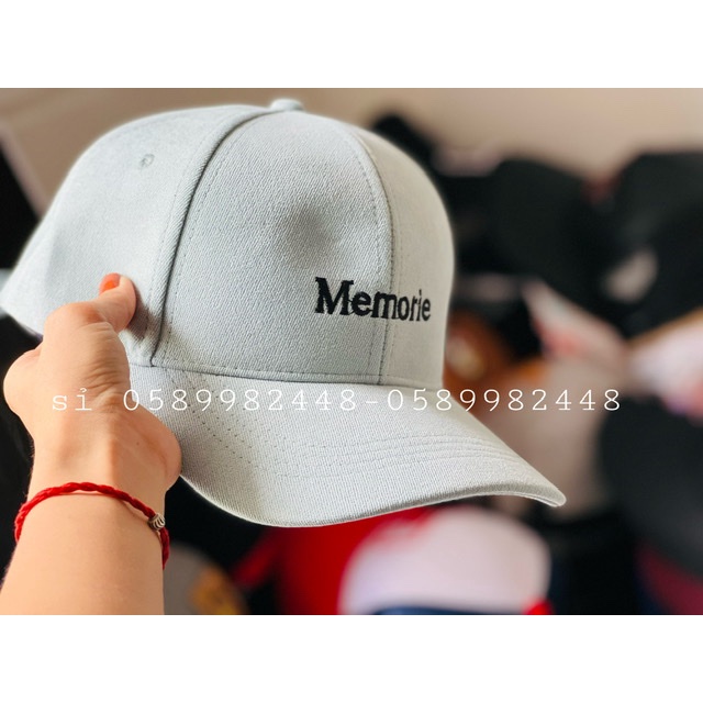 NÓN KẾT NHUNG VẢI MỊN THÊU MEMOJI PHONG CÁCH ULZZANG HÀN QUỐC ĐƠN GIẢN (nón siêu rẻ)