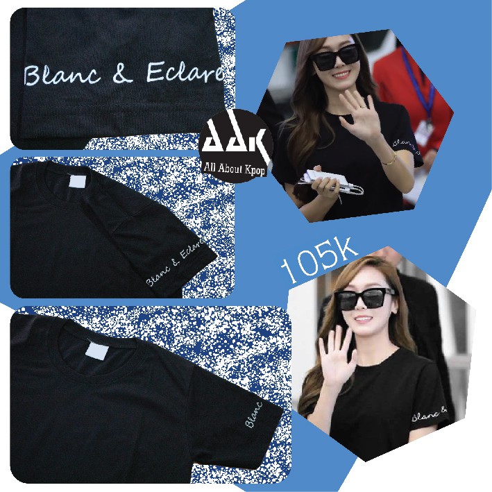 [Jessica] Áo thun đen Jessica