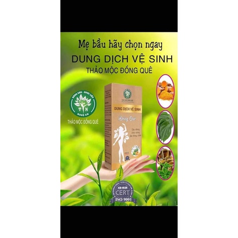 DUNG DỊCH VỆ SINH THẢO MỘC TINH CHẤT TRẦU KHÔNG Đồng quê Natural (handmade)