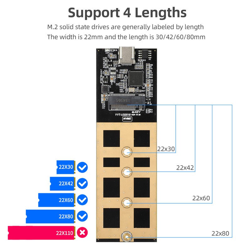 NVME hard disk enclosure Ổ Cứng Ssd M2 Nvme And Ngff Cổng Usb 3.0 Tiêu Chuẩn | BigBuy360 - bigbuy360.vn