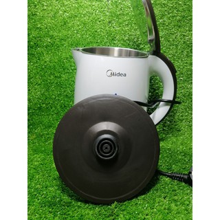 {follow-500k} Bình Đun siêu tốc Midea 1.5 lít MK-15D (hàng chính hãng đã dùng )