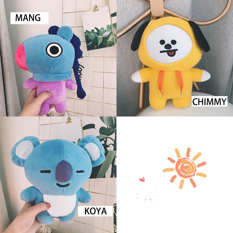 BTS BT21 đồ chơi nhồi bông Bt21 Tata Shooky Rj