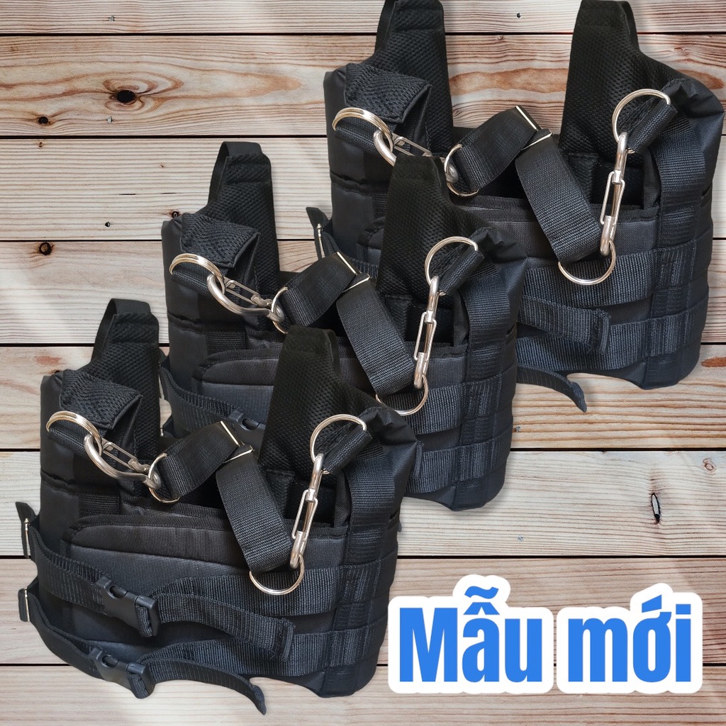 Đai Treo Xà Đơn Kéo Dãn Cột Sống - Có Đệm Nách Dày - Móc Sắt Loại Mới - Cải Thiện Thoát Vị, Thoái Hóa