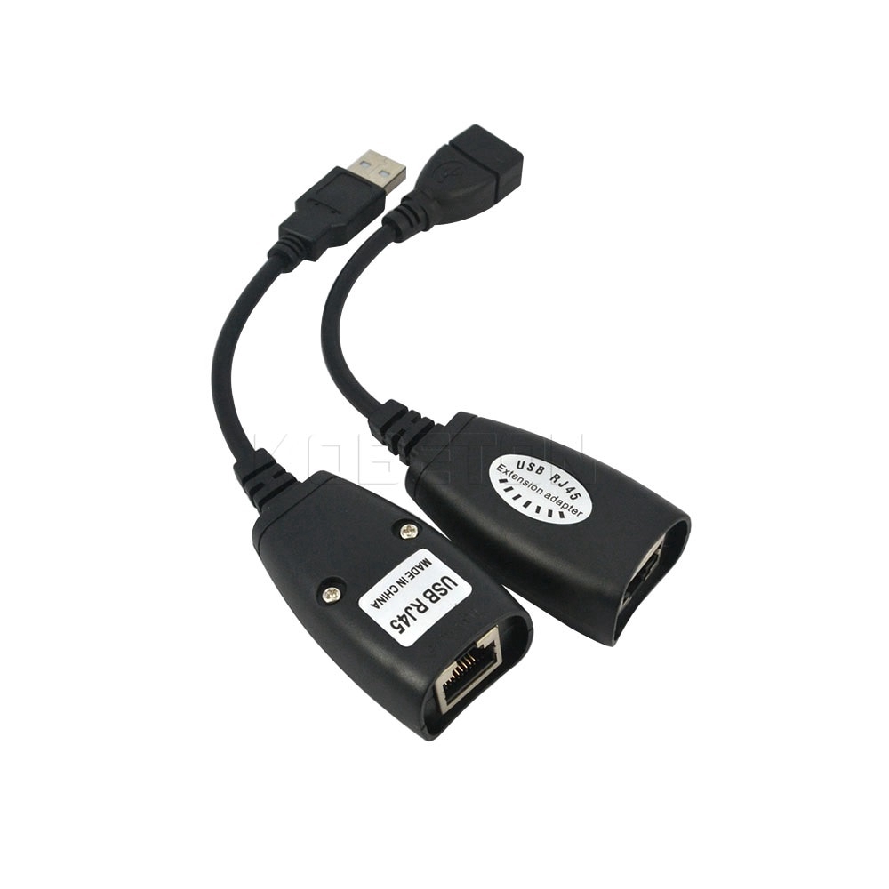 Cặp dây cáp nối dài chuyển đổi USB 2.0 mạng LAN RJ45