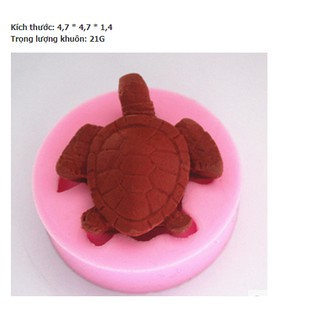 Khuôn Silicone động vật Con Rùa