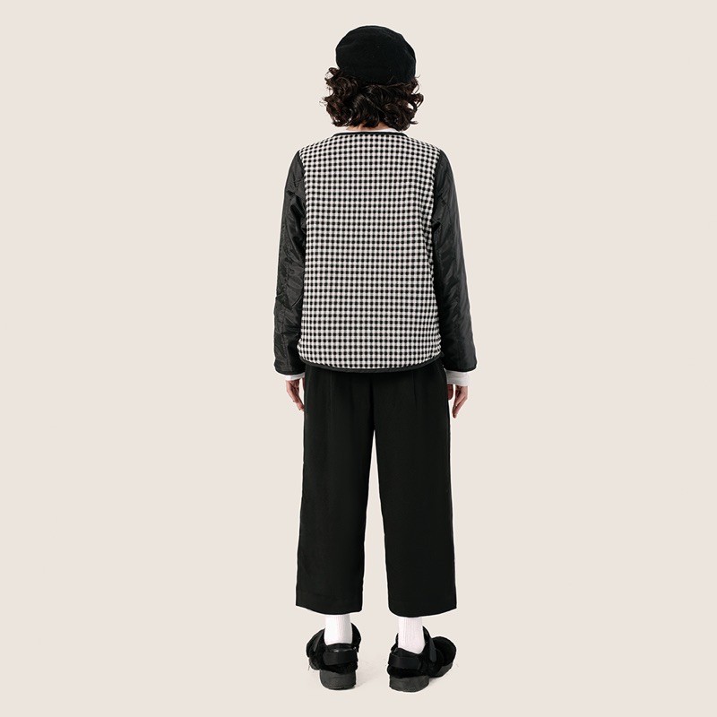 #aeiejr FARMER' S JACKET: áo khoác caro đen trắng ôm em qua bốn mùa xuân hạ thu đông | BigBuy360 - bigbuy360.vn