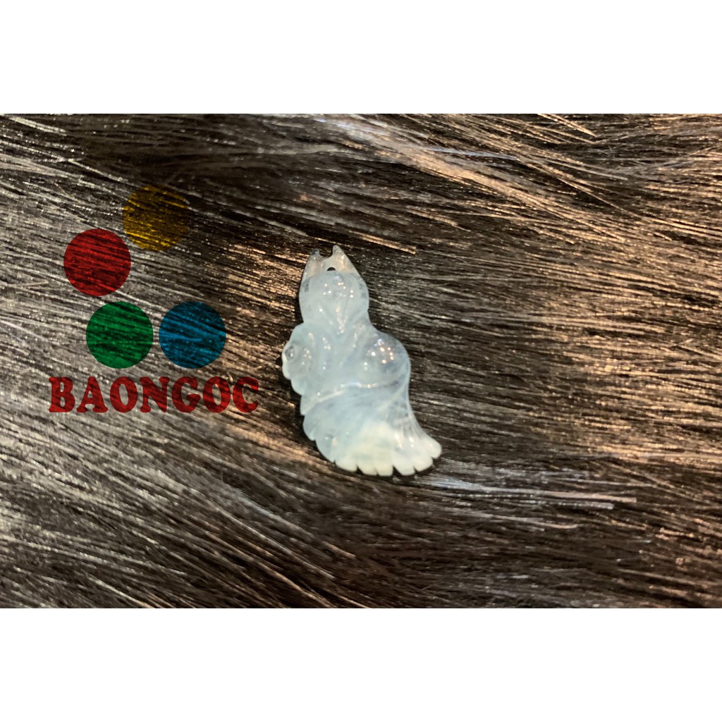 Hồ ly phong thủy xanh đá aquamarine mạng Thủy, Mộc