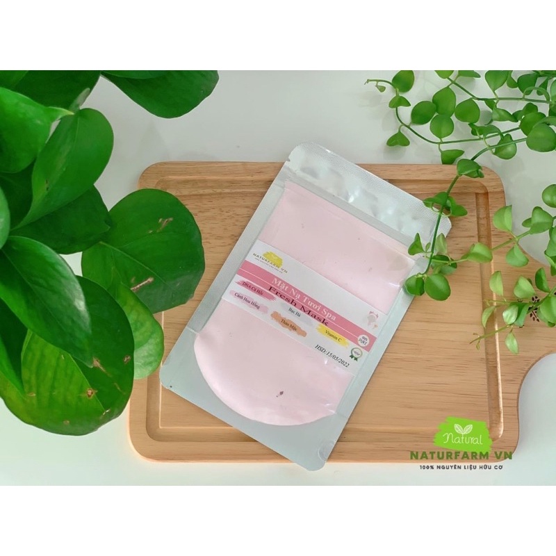 Mặt nạ dẻo colagen cánh hoa hồng cao cấp 100gr dùng trong Spa (mask dẻo cao cấp chính hãng)-handmade