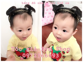 Búi tóc giả cho bé, Búi tóc trẻ em