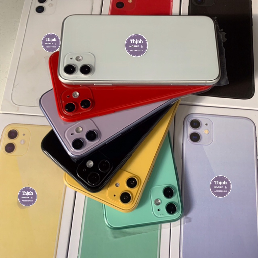 Mô hình trưng bày 11 màu trắng, màu đen, màu đỏ, màu vàng, màu xanh ngọc, màu tím