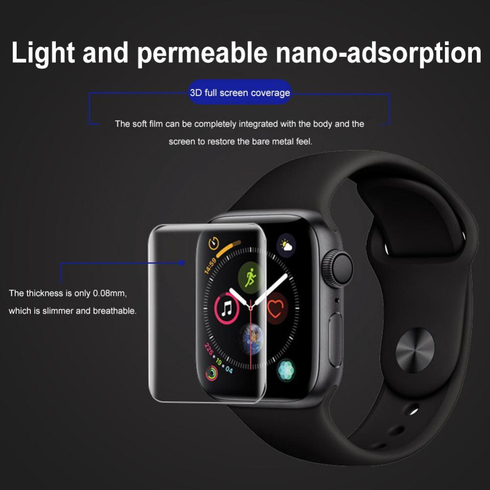 Miếng Dán Bảo Vệ Màn Hình Đồng Hồ 9D Cho Apple Watch Series 4 3 2 1 iWatch 38/40/42/44 mm Worth Muaing B9Q9