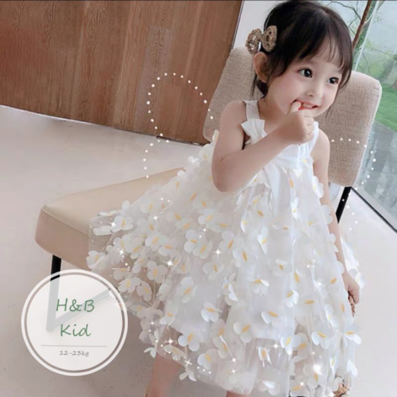 VÁY ĐẦM CÔNG CHÚA BÉ GÁI HAIVANCO VẢI MỀM NHẬP MỀM MẠI THOÁNG MÁT bé 10 đến 40 kg đi học đi chơi đều đẹp