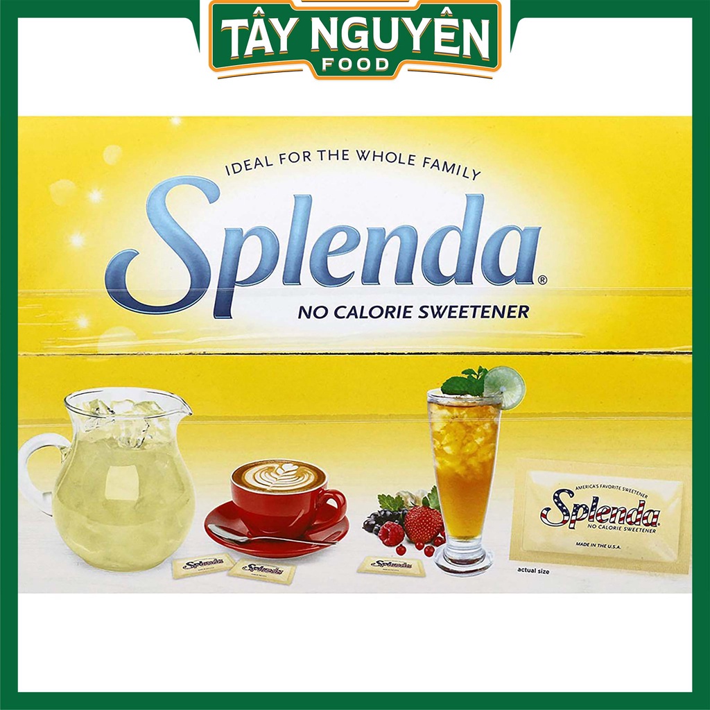 Đường ăn kiêng Splenda healthy 0 Kcal Tây Nguyên Food 50 gói/1200 gói