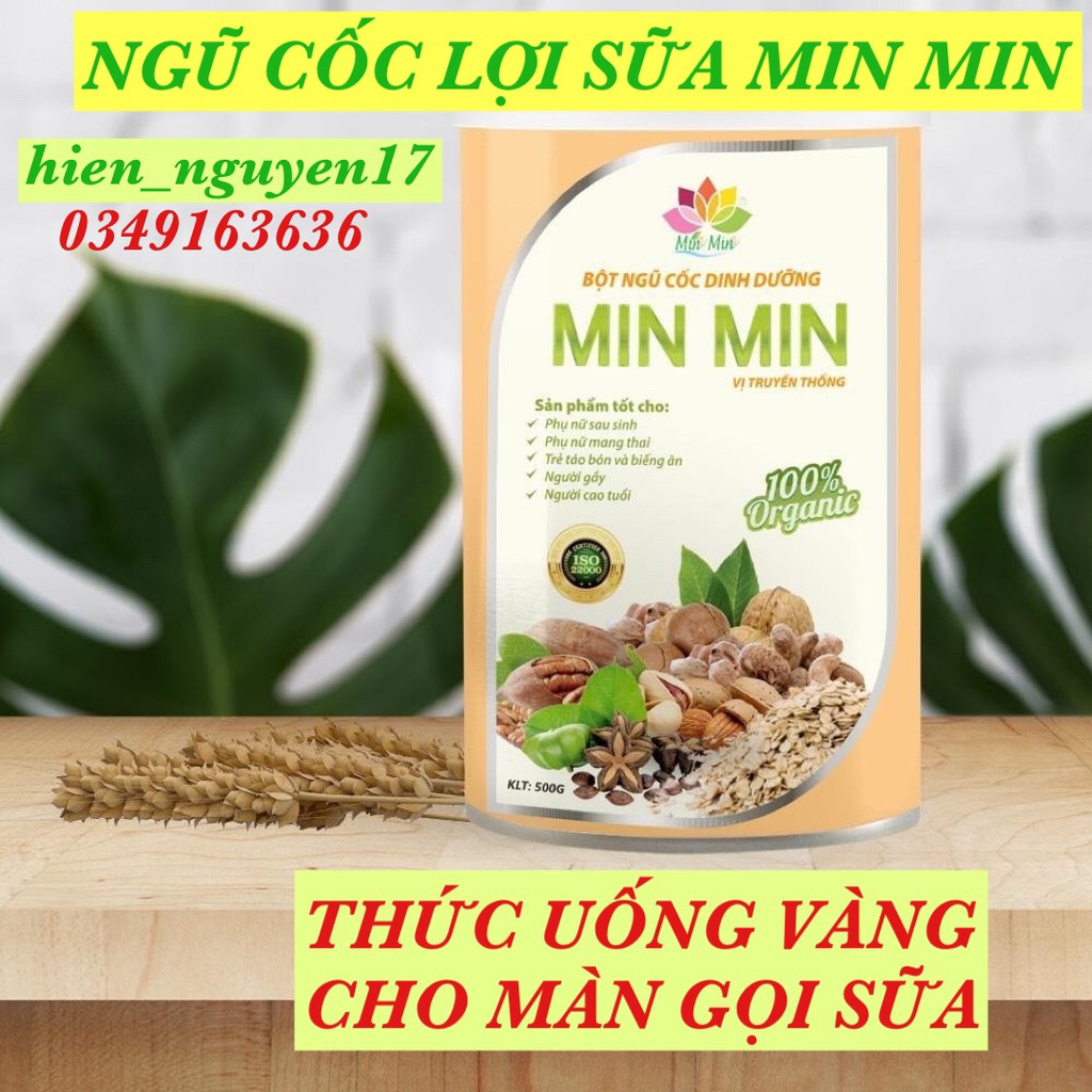 Ngũ Cốc LỢI SỮA Min Min FREESHIP 29 Loại Hạt-Ngũ Cốc dinh dưỡng Dành Cho Bà Bầu (Loại 1KG)