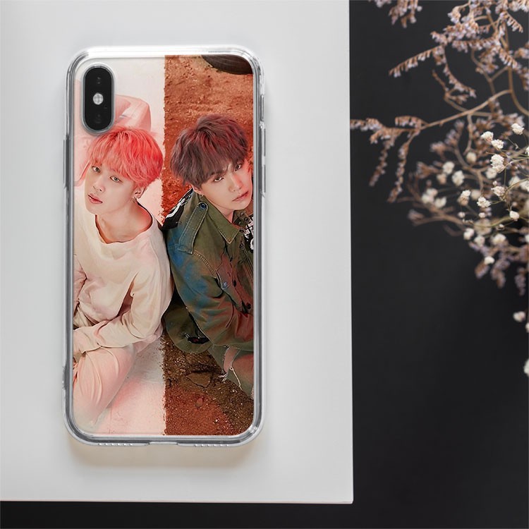 Ốp iphone rẻ Nam thần BTS Kpop Chống Nước silicone từ 6 đến 12 HQUPOD0604