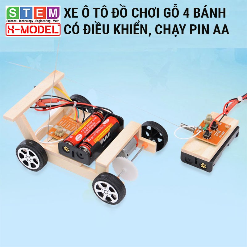 Đồ chơi lắp ráp sáng tạo STEM Xe ô tô 4 bánh điều khiển từ xa XMODEL ST63 Đồ chơi DIY-Do it Yourself|Giáo dục STEM STEAM