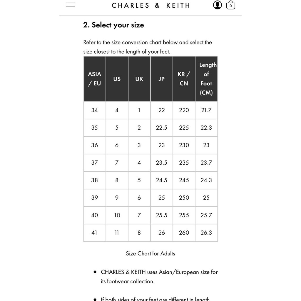 Giày Charles & Keith AUTH