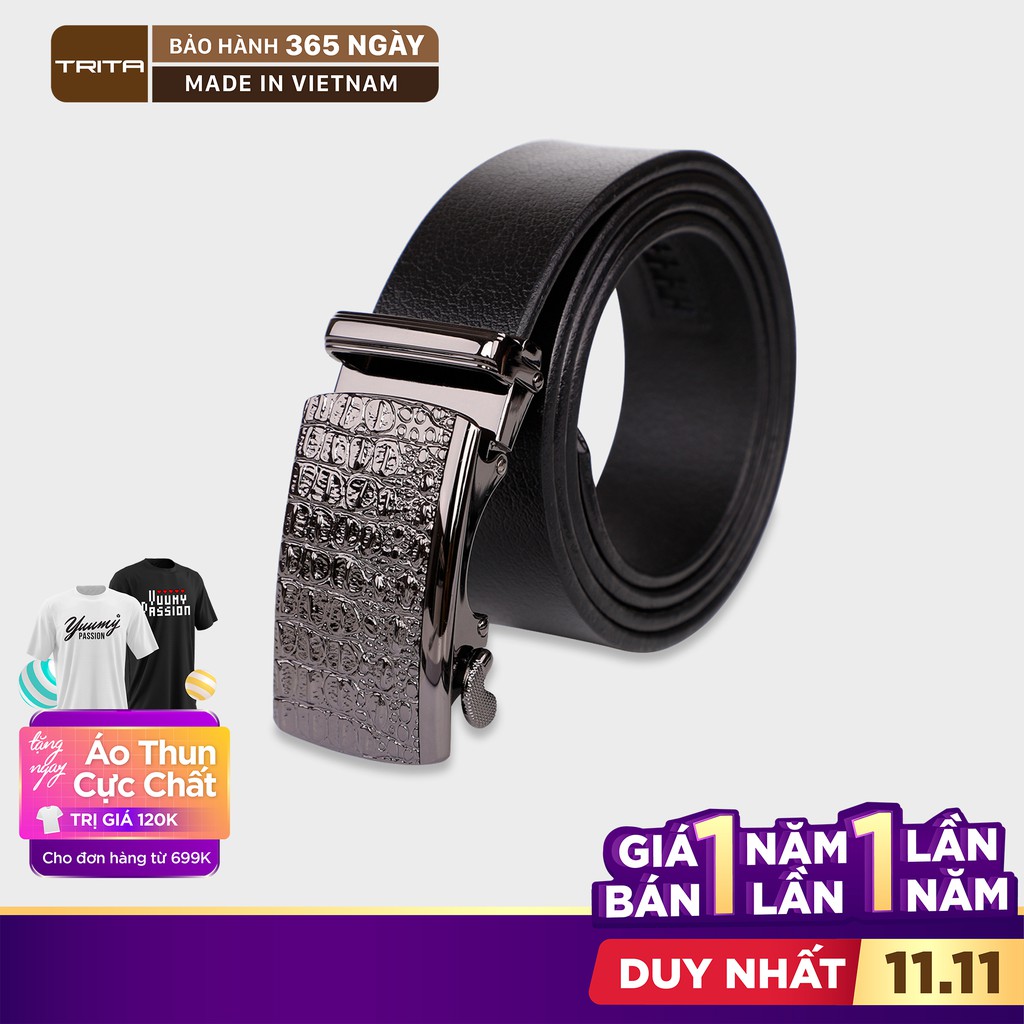 Thắt lưng nam thời trang da bò thật TRITA RTL009 nhiều màu - Cửa hàng LATA 1032 Âu cơ